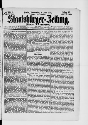 Staatsbürger-Zeitung on Jun 3, 1875