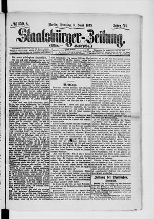 Staatsbürger-Zeitung vom 08.06.1875