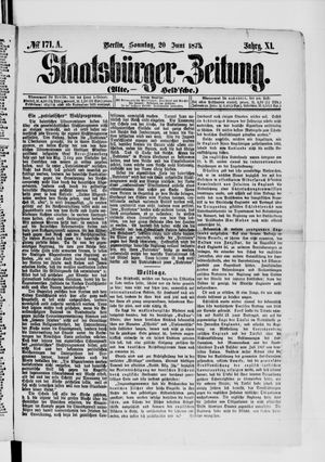 Staatsbürger-Zeitung on Jun 20, 1875