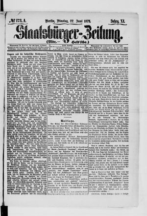 Staatsbürger-Zeitung on Jun 22, 1875