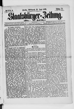 Staatsbürger-Zeitung on Jun 23, 1875