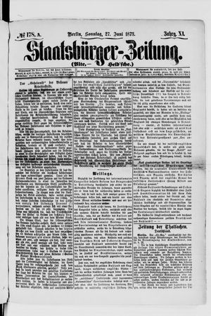 Staatsbürger-Zeitung vom 27.06.1875