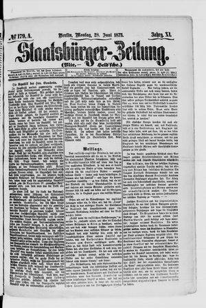 Staatsbürger-Zeitung on Jun 28, 1875