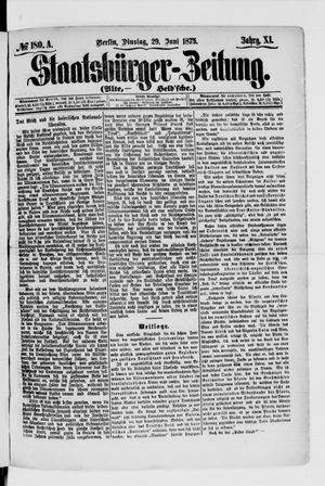 Staatsbürger-Zeitung on Jun 29, 1875