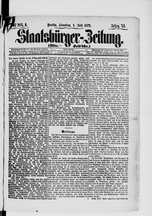 Staatsbürger-Zeitung on Jul 4, 1875