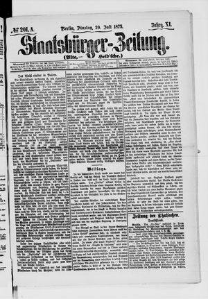 Staatsbürger-Zeitung vom 20.07.1875
