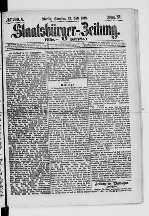 Staatsbürger-Zeitung vom 25.07.1875