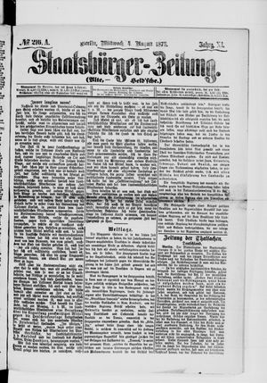 Staatsbürger-Zeitung vom 04.08.1875
