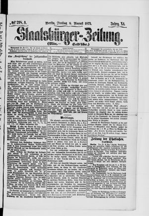 Staatsbürger-Zeitung on Aug 6, 1875