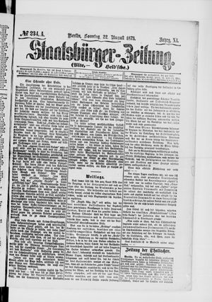 Staatsbürger-Zeitung vom 22.08.1875
