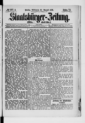 Staatsbürger-Zeitung vom 25.08.1875