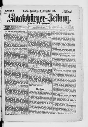 Staatsbürger-Zeitung on Sep 4, 1875