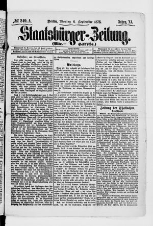 Staatsbürger-Zeitung vom 06.09.1875