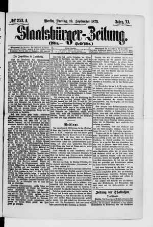 Staatsbürger-Zeitung on Sep 10, 1875