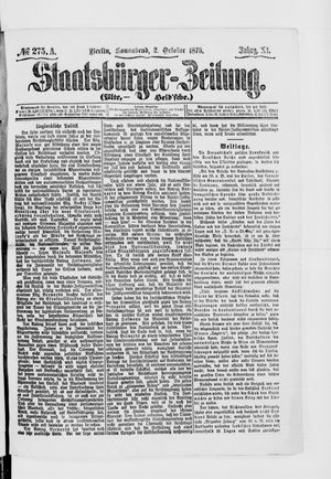 Staatsbürger-Zeitung on Oct 2, 1875