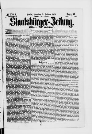 Staatsbürger-Zeitung vom 03.10.1875