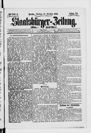 Staatsbürger-Zeitung vom 15.10.1875