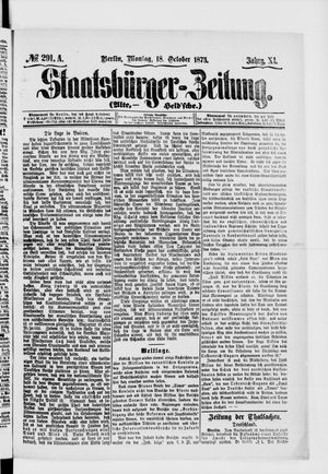 Staatsbürger-Zeitung on Oct 18, 1875