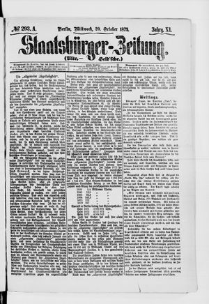 Staatsbürger-Zeitung on Oct 20, 1875