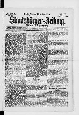 Staatsbürger-Zeitung vom 26.10.1875