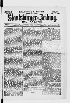 Staatsbürger-Zeitung vom 28.10.1875