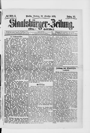 Staatsbürger-Zeitung on Oct 29, 1875