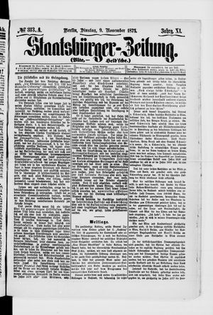 Staatsbürger-Zeitung vom 09.11.1875