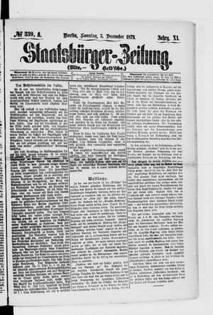 Staatsbürger-Zeitung vom 05.12.1875