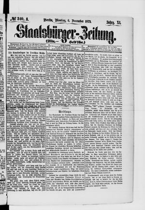 Staatsbürger-Zeitung on Dec 6, 1875
