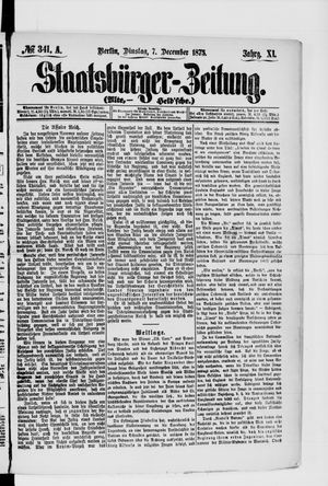 Staatsbürger-Zeitung vom 07.12.1875