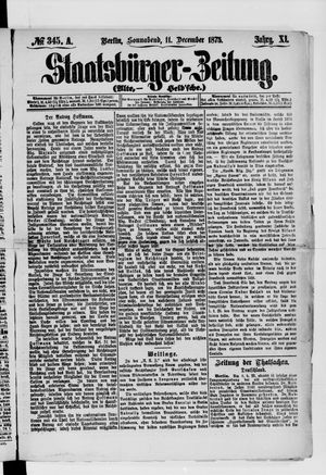 Staatsbürger-Zeitung on Dec 11, 1875