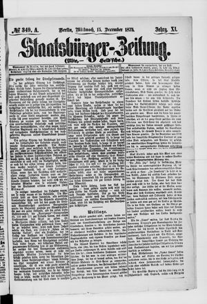 Staatsbürger-Zeitung vom 15.12.1875