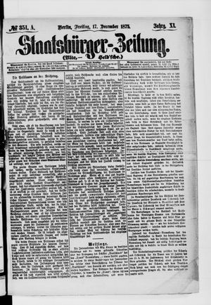 Staatsbürger-Zeitung on Dec 17, 1875