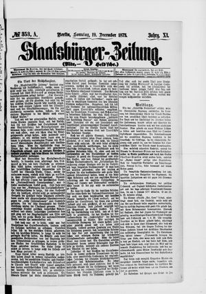 Staatsbürger-Zeitung vom 19.12.1875