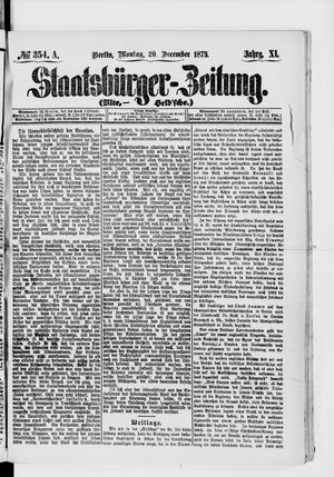 Staatsbürger-Zeitung vom 20.12.1875