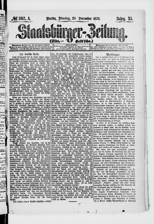 Staatsbürger-Zeitung on Dec 28, 1875