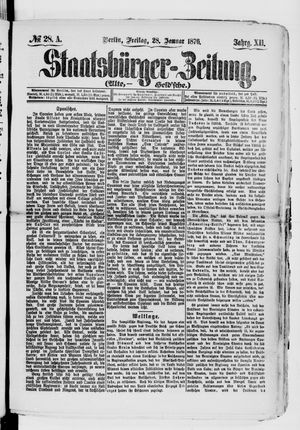 Staatsbürger-Zeitung vom 28.01.1876