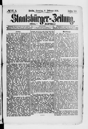 Staatsbürger-Zeitung vom 06.02.1876