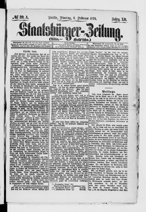 Staatsbürger-Zeitung on Feb 8, 1876
