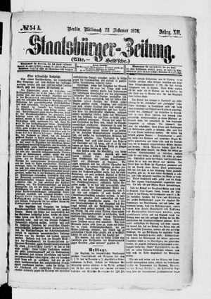 Staatsbürger-Zeitung on Feb 23, 1876