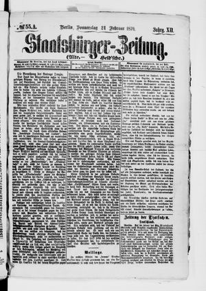 Staatsbürger-Zeitung vom 24.02.1876