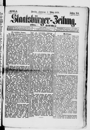 Staatsbürger-Zeitung vom 05.03.1876