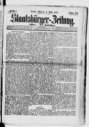 Staatsbürger-Zeitung on Mar 6, 1876