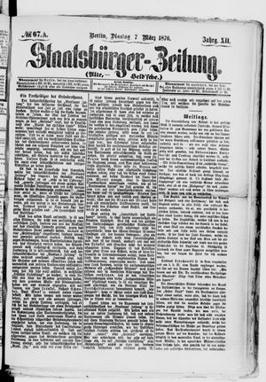 Staatsbürger-Zeitung vom 07.03.1876