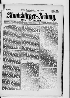 Staatsbürger-Zeitung vom 09.03.1876