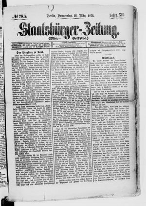 Staatsbürger-Zeitung vom 16.03.1876