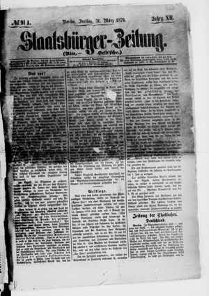 Staatsbürger-Zeitung vom 31.03.1876
