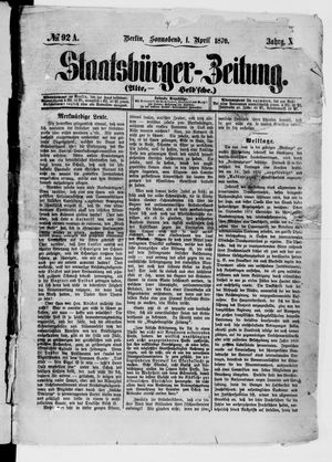 Staatsbürger-Zeitung vom 01.04.1876