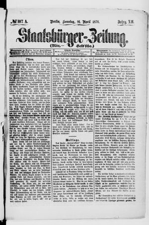 Staatsbürger-Zeitung vom 16.04.1876