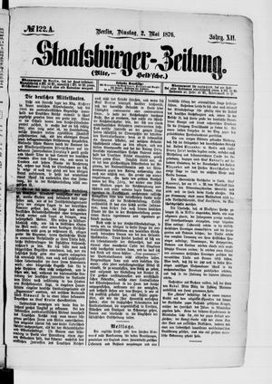 Staatsbürger-Zeitung vom 02.05.1876